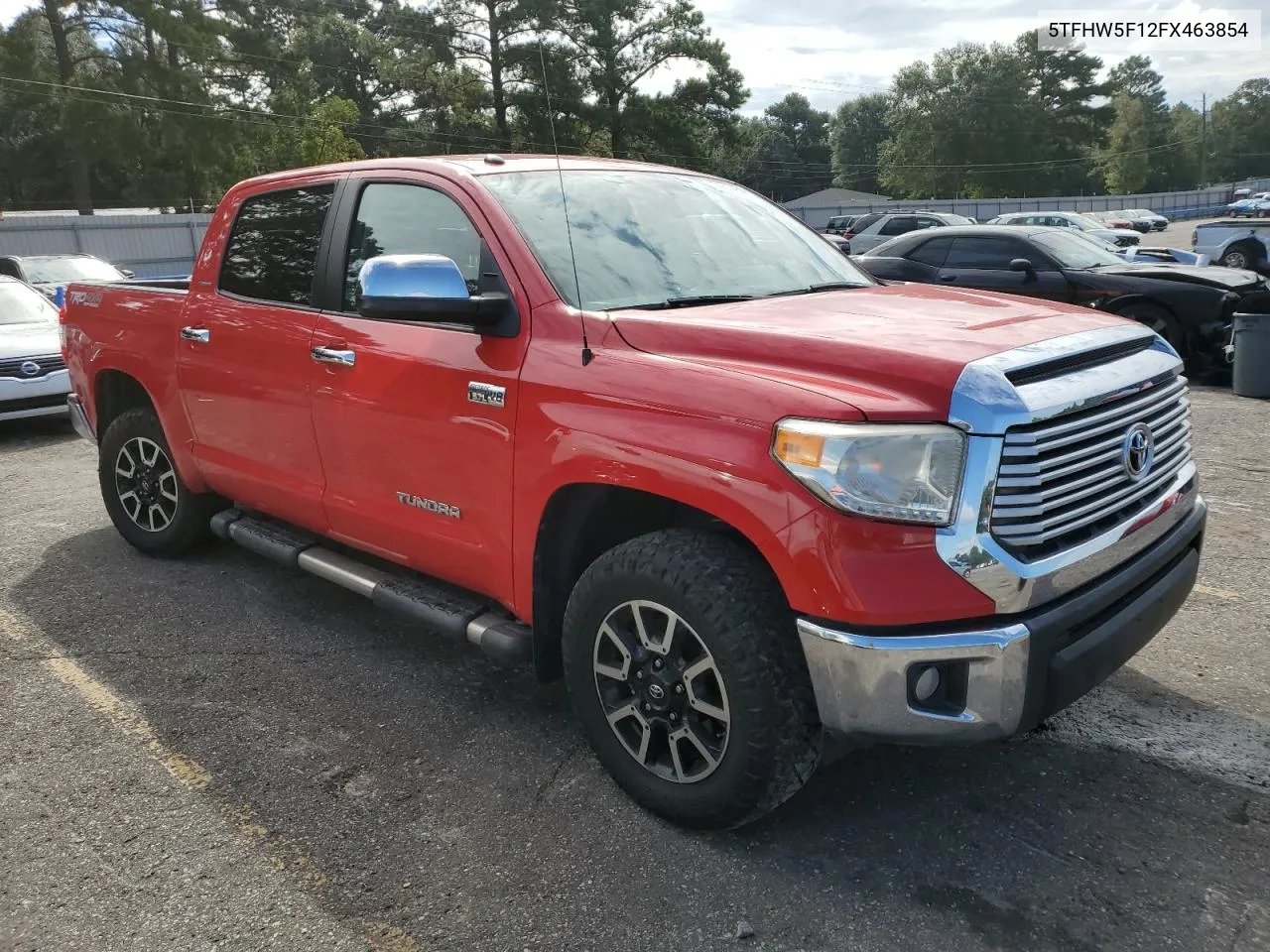 2015 Toyota Tundra Crewmax Limited VIN: 5TFHW5F12FX463854 Lot: 72743454