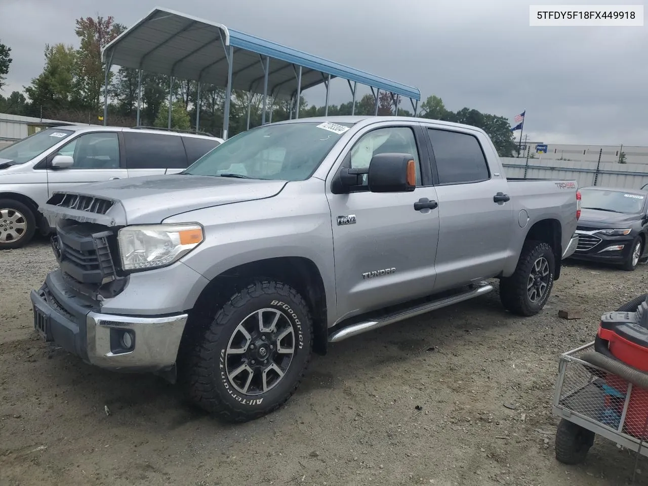 2015 Toyota Tundra Crewmax Sr5 VIN: 5TFDY5F18FX449918 Lot: 72783304