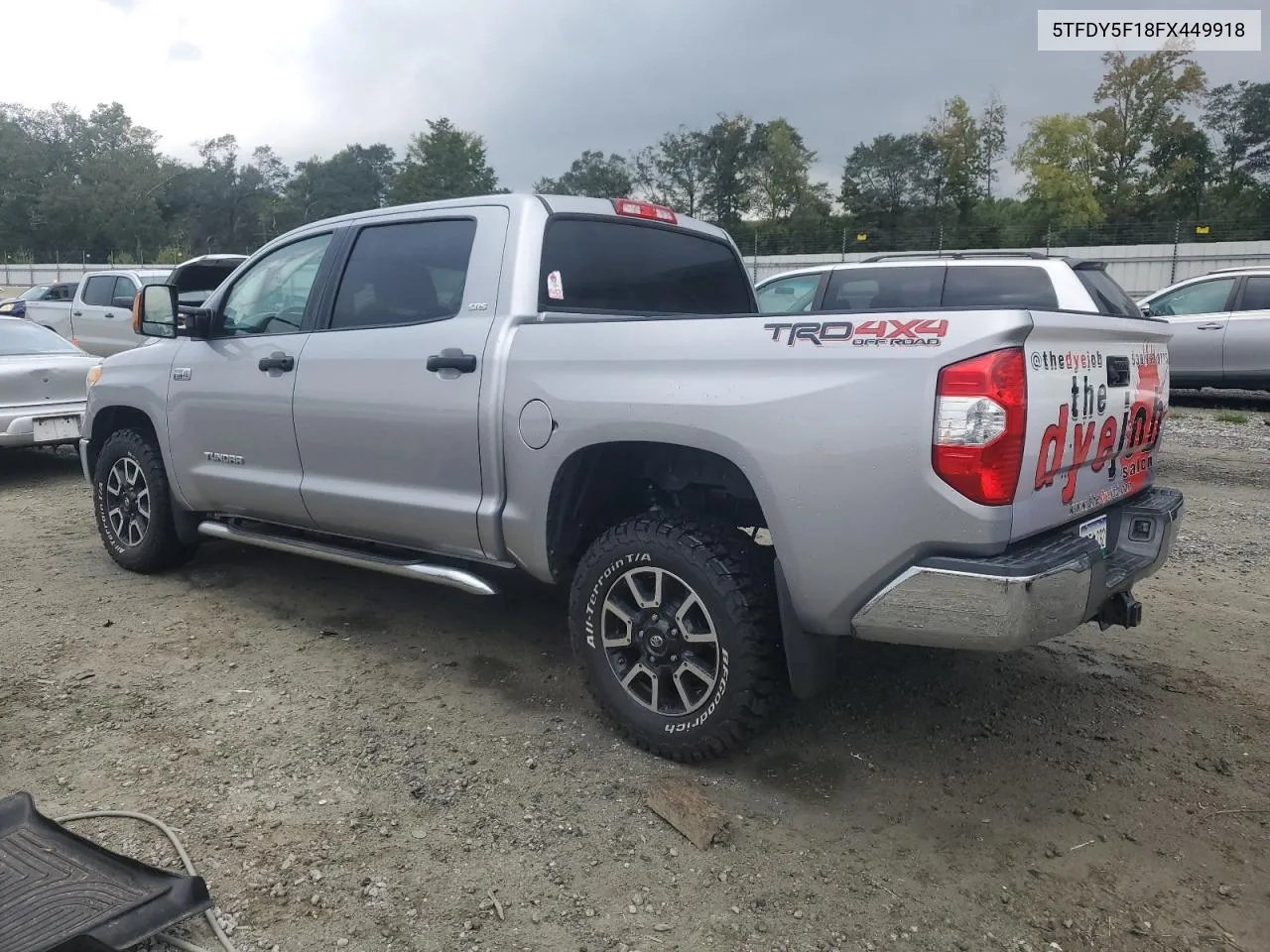 2015 Toyota Tundra Crewmax Sr5 VIN: 5TFDY5F18FX449918 Lot: 72783304