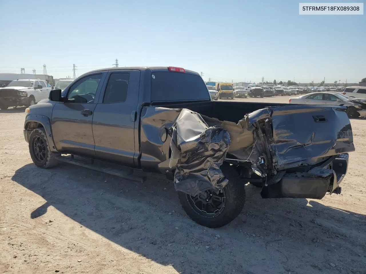 2015 Toyota Tundra Double Cab Sr VIN: 5TFRM5F18FX089308 Lot: 73281434