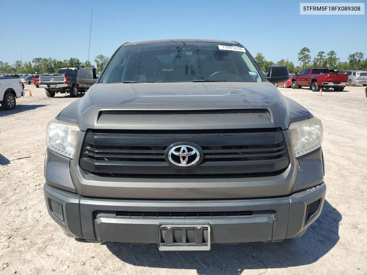 2015 Toyota Tundra Double Cab Sr VIN: 5TFRM5F18FX089308 Lot: 73281434