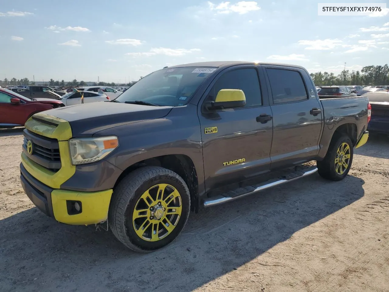 2015 Toyota Tundra Crewmax Sr5 VIN: 5TFEY5F1XFX174976 Lot: 73349754