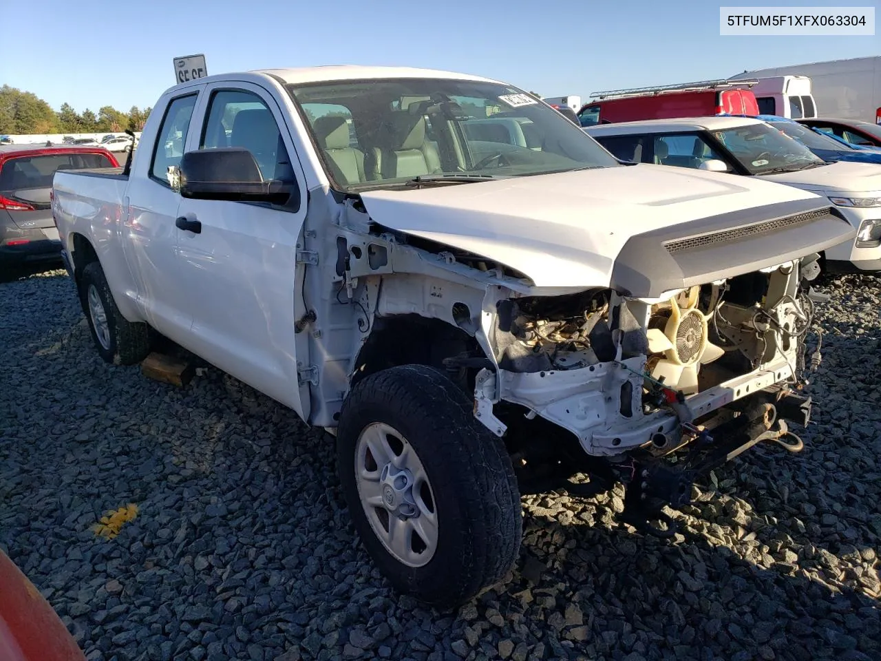 5TFUM5F1XFX063304 2015 Toyota Tundra Double Cab Sr