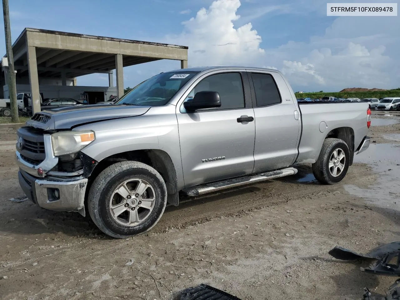 2015 Toyota Tundra Double Cab Sr VIN: 5TFRM5F10FX089478 Lot: 73588494