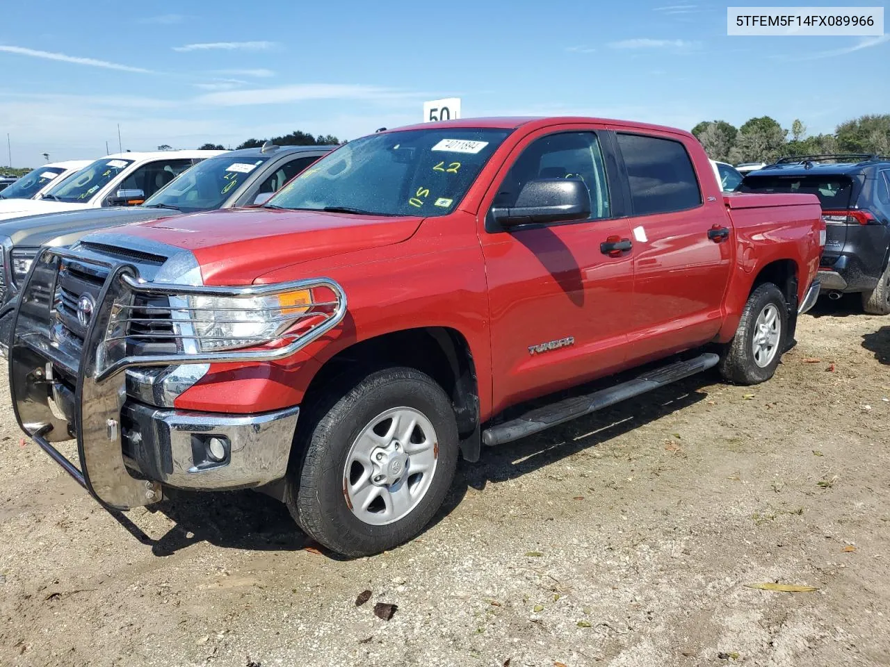 2015 Toyota Tundra Crewmax Sr5 VIN: 5TFEM5F14FX089966 Lot: 74011894