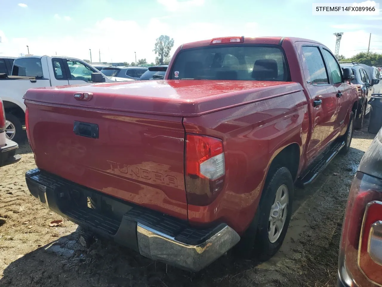 2015 Toyota Tundra Crewmax Sr5 VIN: 5TFEM5F14FX089966 Lot: 74011894