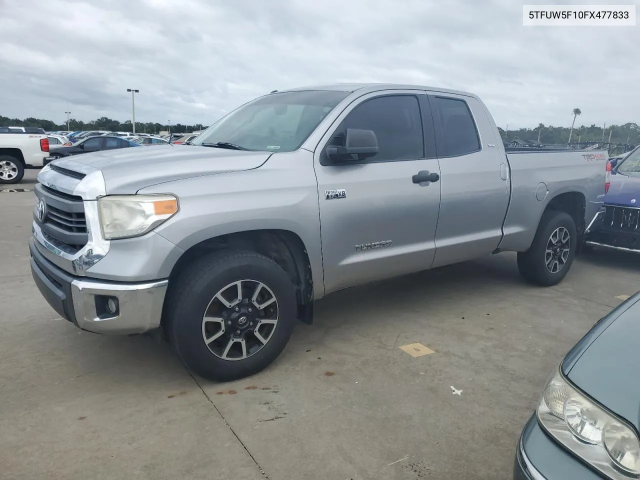 2015 Toyota Tundra Double Cab Sr VIN: 5TFUW5F10FX477833 Lot: 74057564