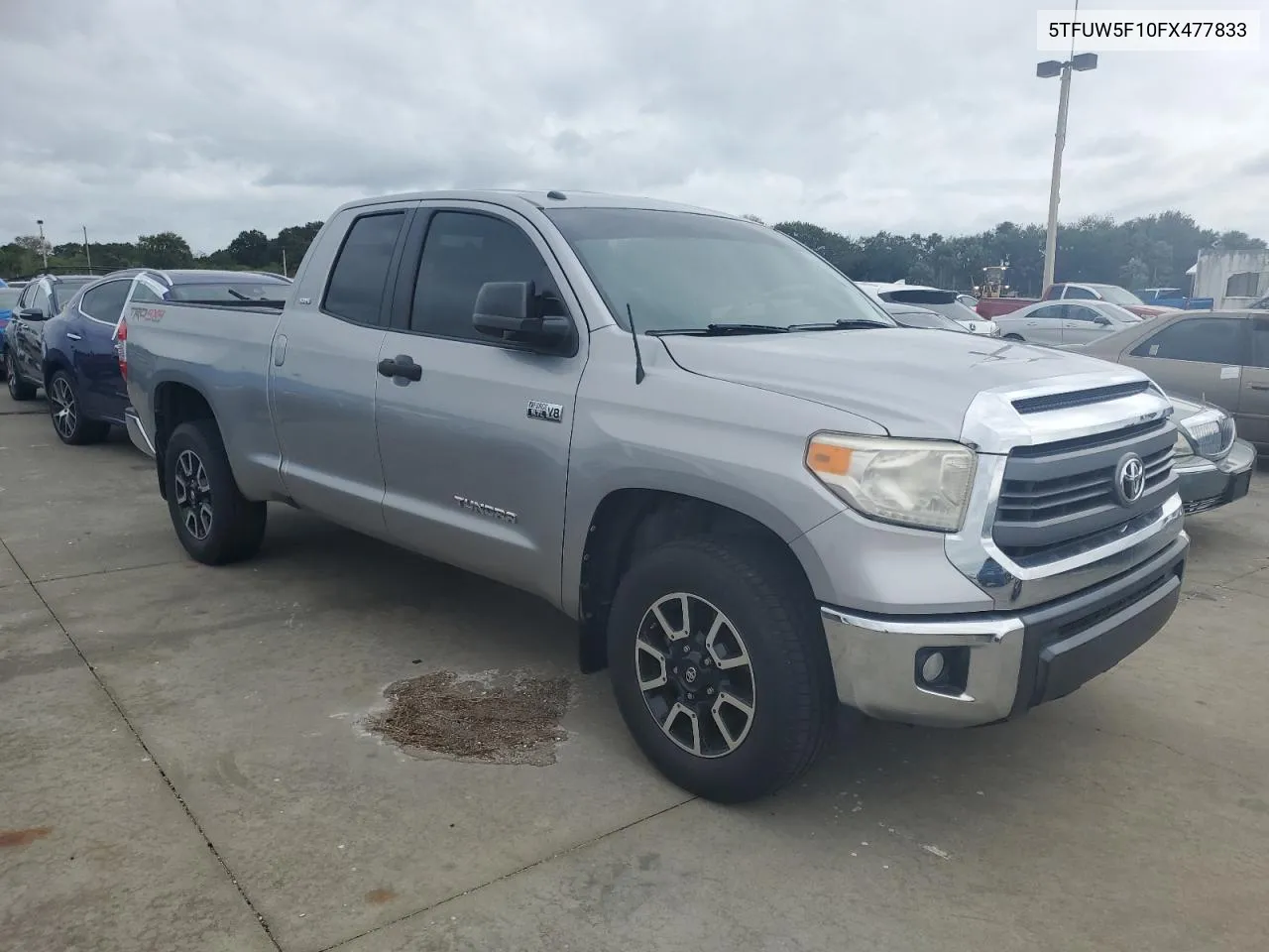 2015 Toyota Tundra Double Cab Sr VIN: 5TFUW5F10FX477833 Lot: 74057564