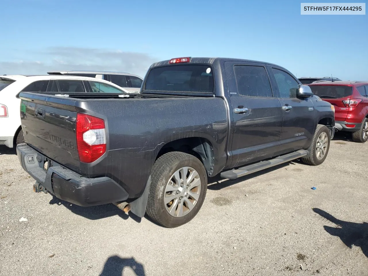 2015 Toyota Tundra Crewmax Limited VIN: 5TFHW5F17FX444295 Lot: 74572864