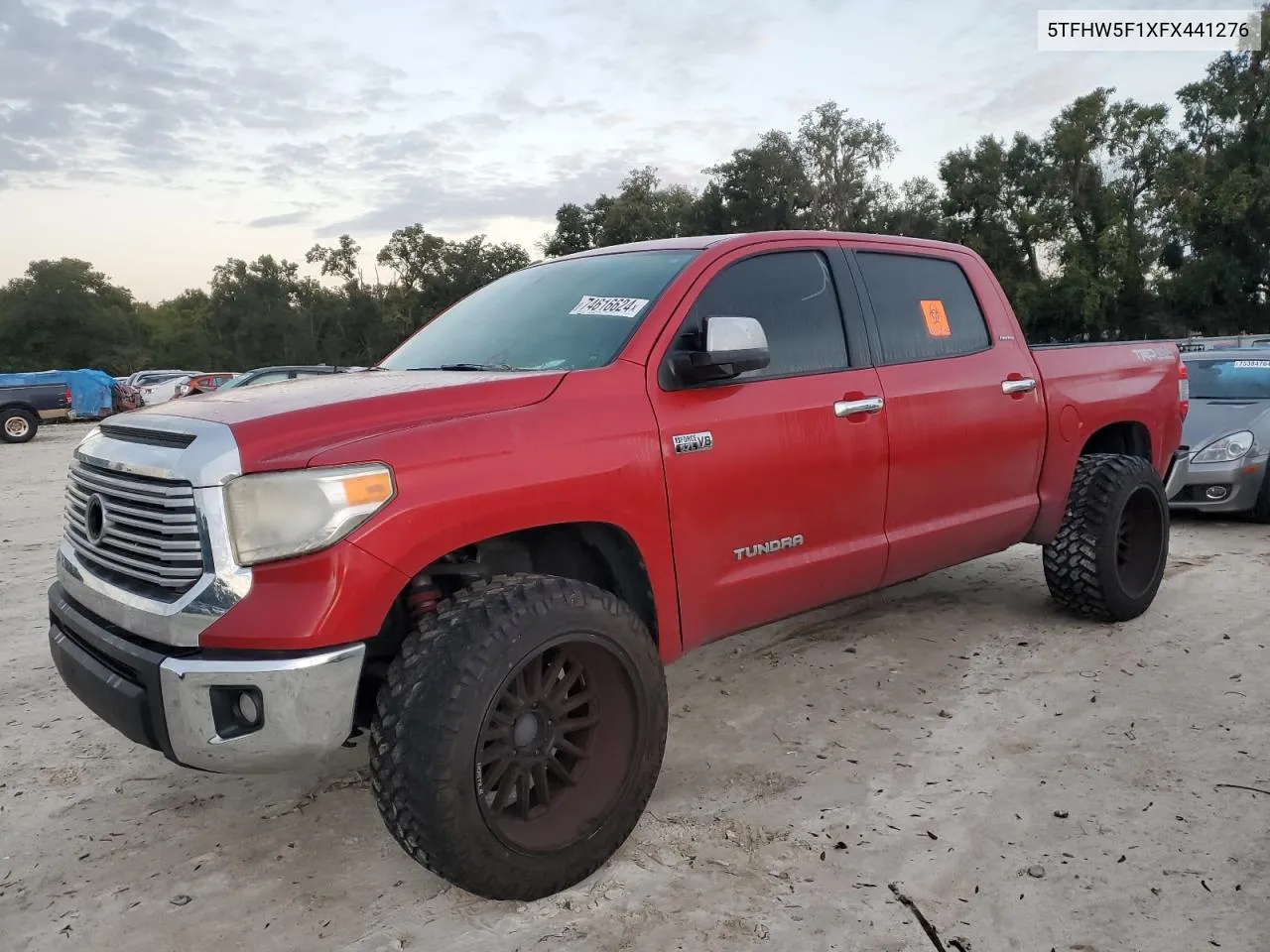 2015 Toyota Tundra Crewmax Limited VIN: 5TFHW5F1XFX441276 Lot: 74616624