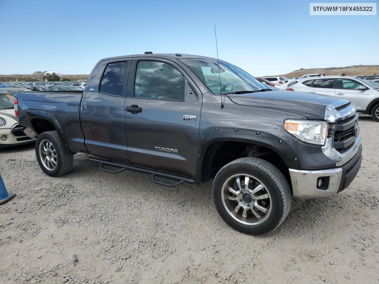 2015 Toyota Tundra Double Cab Sr VIN: 5TFUW5F18FX455322 Lot: 74721394