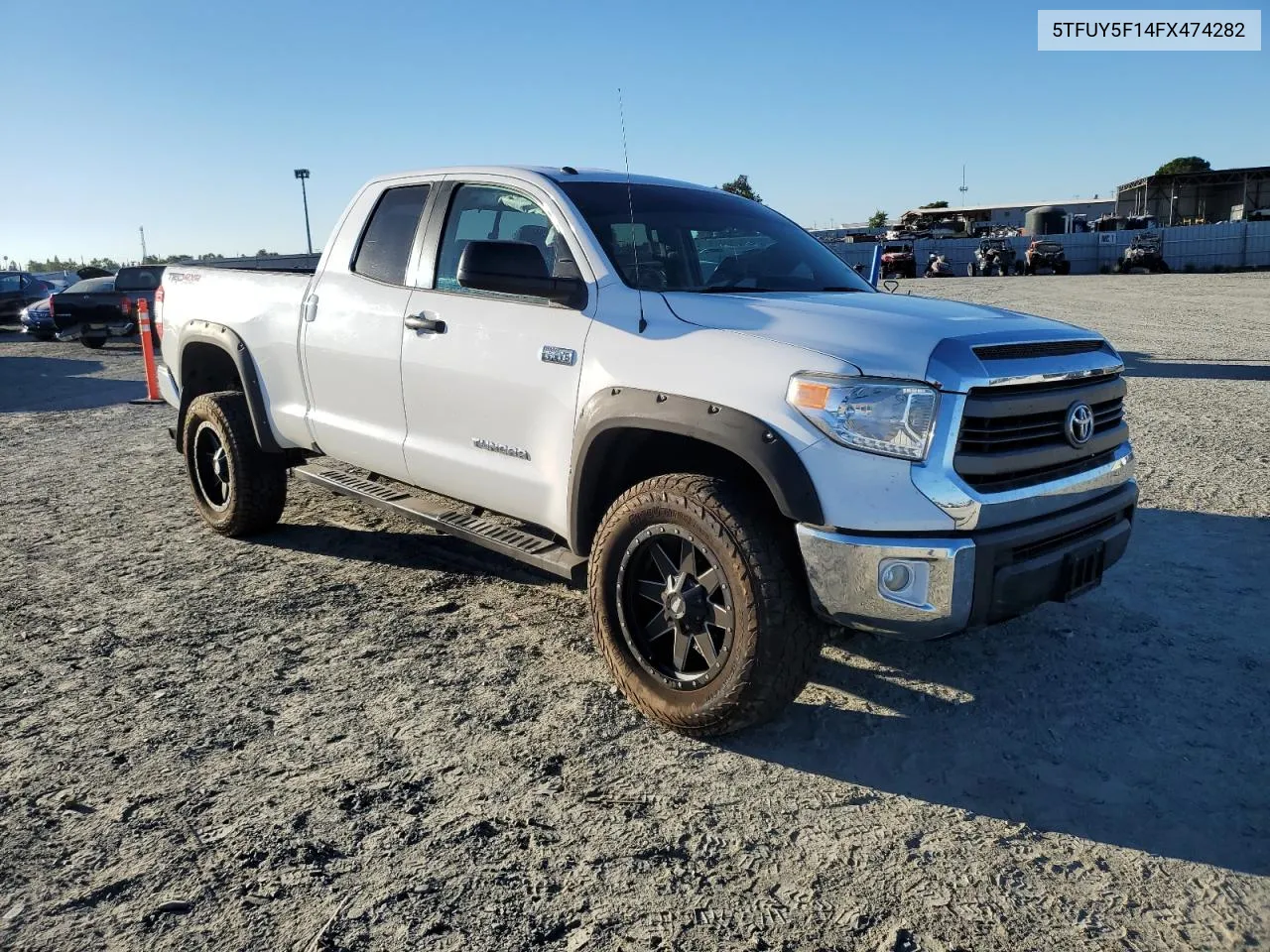 2015 Toyota Tundra Double Cab Sr VIN: 5TFUY5F14FX474282 Lot: 74935174