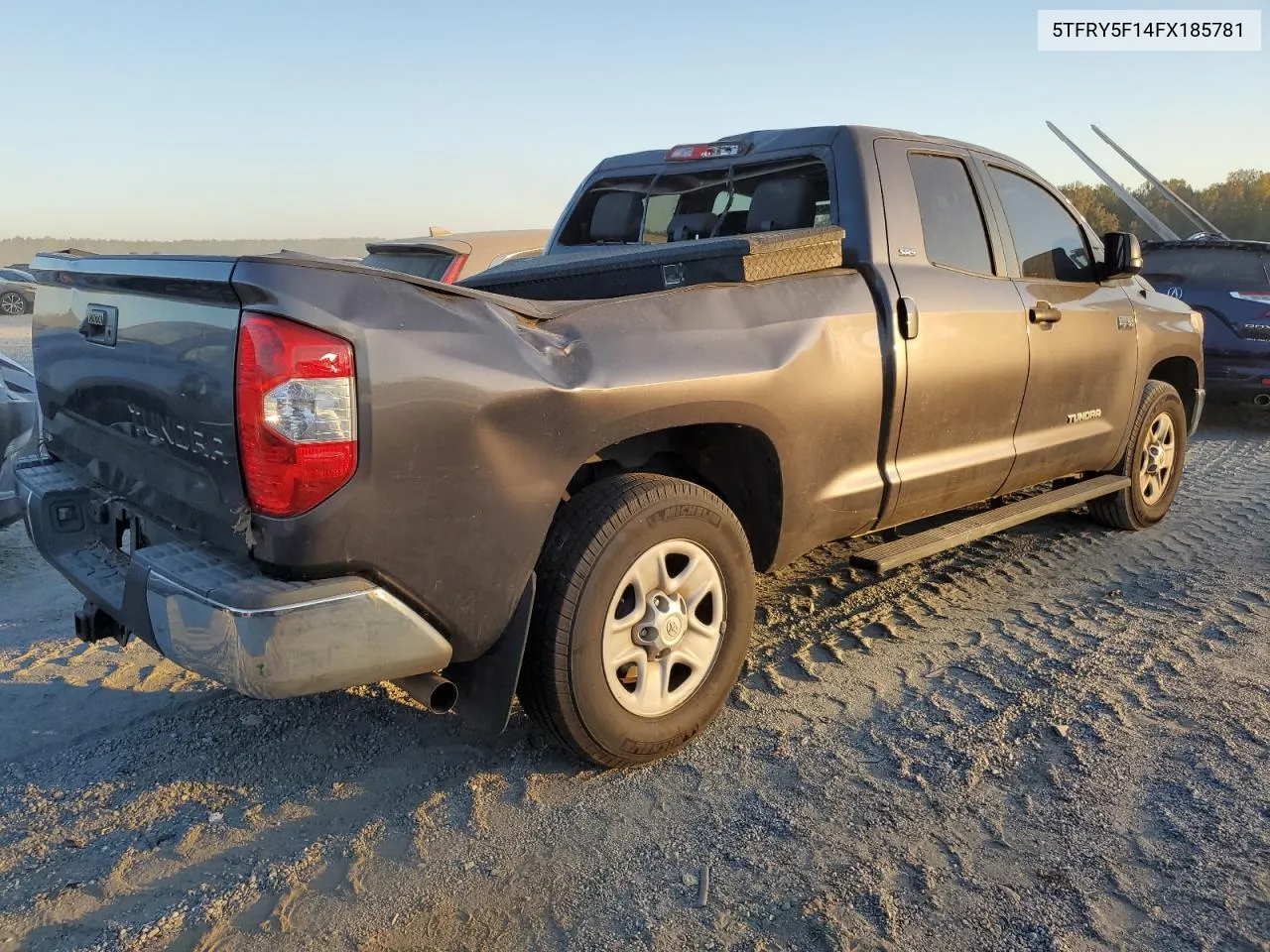 2015 Toyota Tundra Double Cab Sr VIN: 5TFRY5F14FX185781 Lot: 75128434