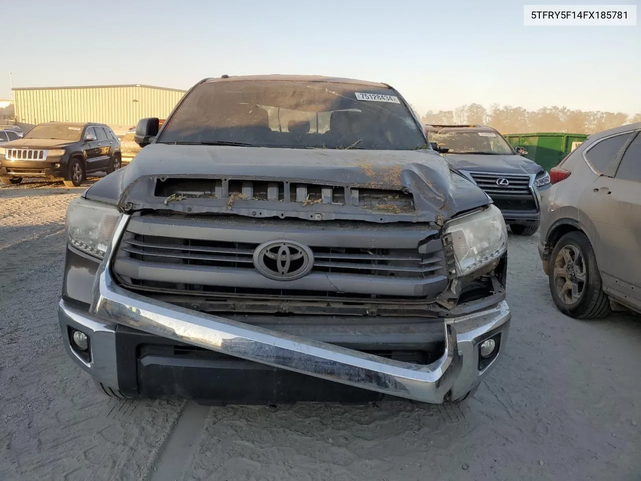 2015 Toyota Tundra Double Cab Sr VIN: 5TFRY5F14FX185781 Lot: 75128434