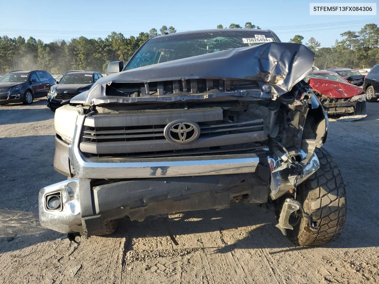 2015 Toyota Tundra Crewmax Sr5 VIN: 5TFEM5F13FX084306 Lot: 75626494