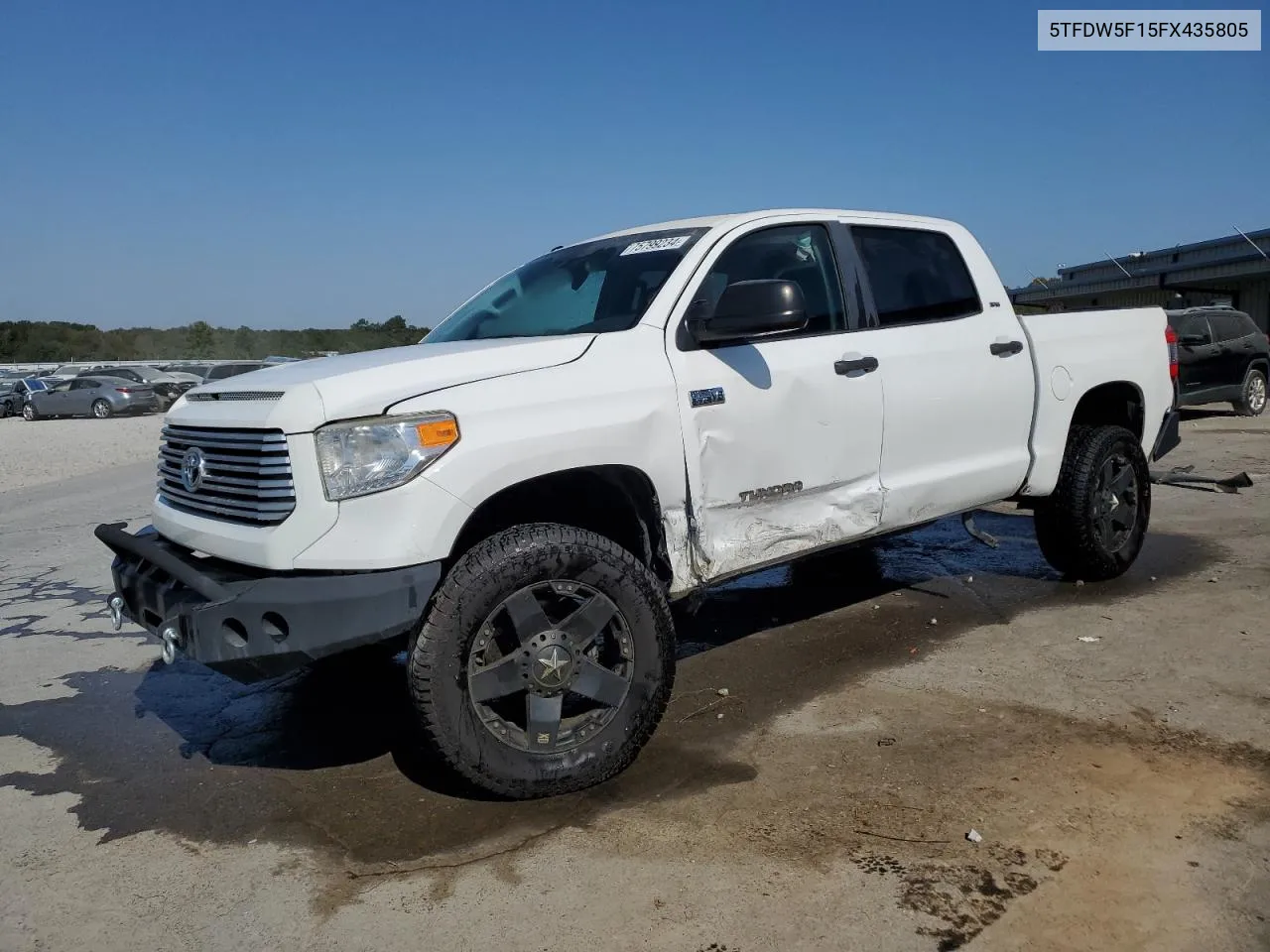 2015 Toyota Tundra Crewmax Sr5 VIN: 5TFDW5F15FX435805 Lot: 75799234