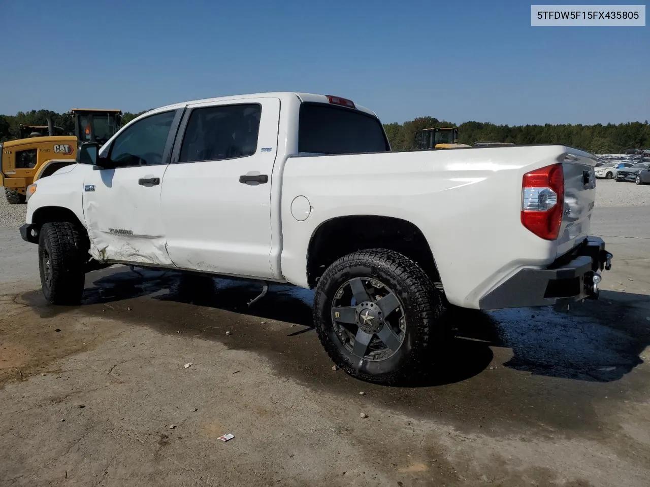 2015 Toyota Tundra Crewmax Sr5 VIN: 5TFDW5F15FX435805 Lot: 75799234