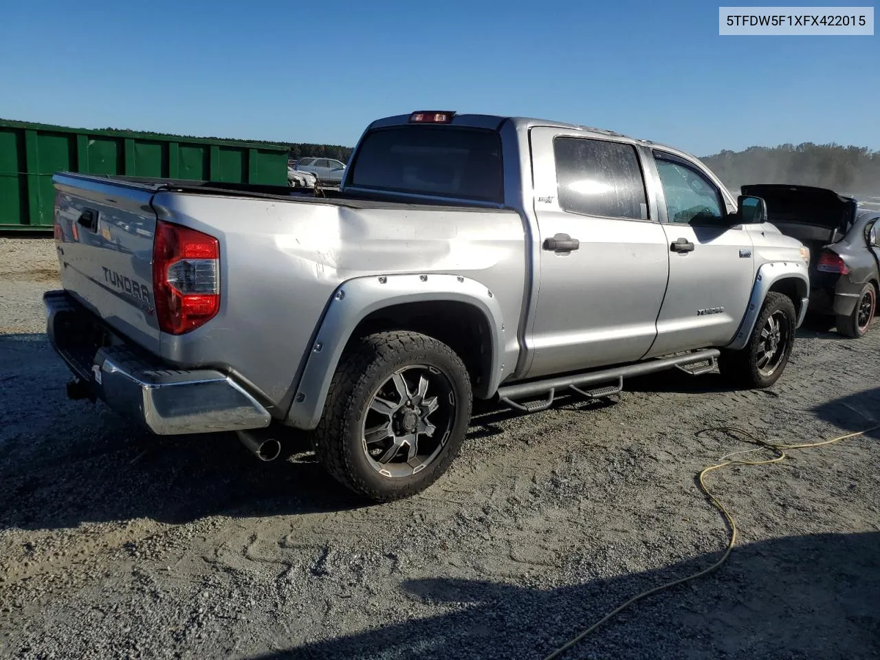 2015 Toyota Tundra Crewmax Sr5 VIN: 5TFDW5F1XFX422015 Lot: 76141004