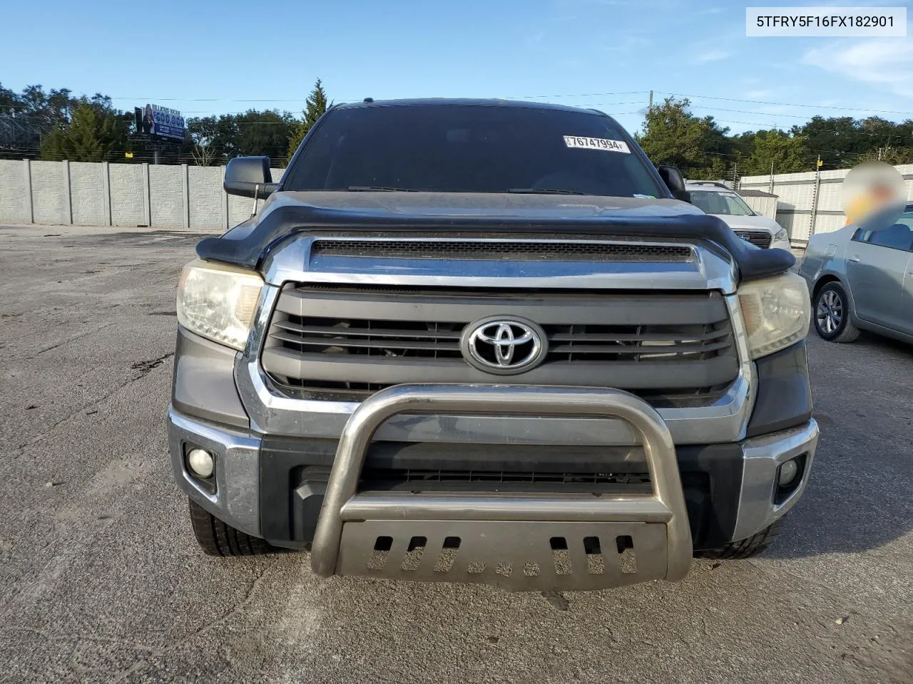 2015 Toyota Tundra Double Cab Sr VIN: 5TFRY5F16FX182901 Lot: 76747994