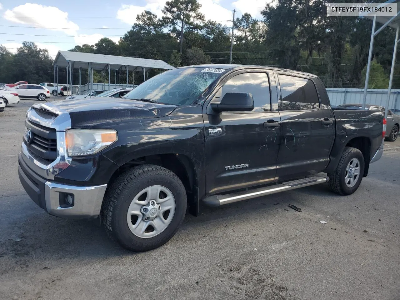 2015 Toyota Tundra Crewmax Sr5 VIN: 5TFEY5F19FX184012 Lot: 76901854