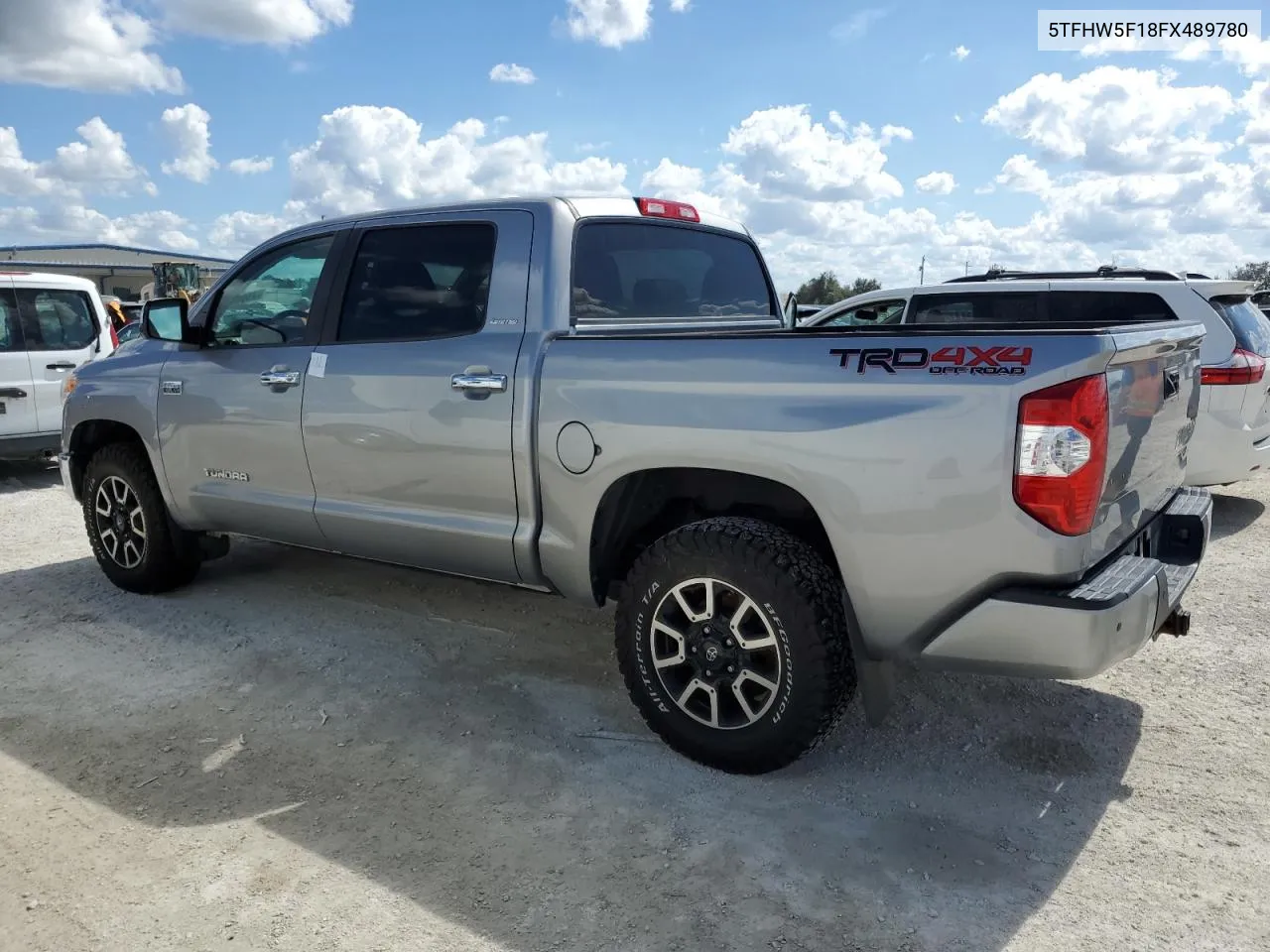 2015 Toyota Tundra Crewmax Limited VIN: 5TFHW5F18FX489780 Lot: 76963274