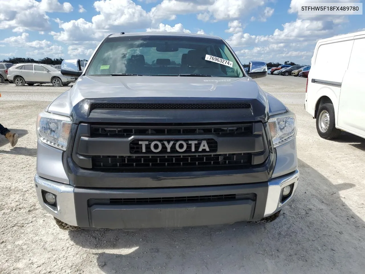 2015 Toyota Tundra Crewmax Limited VIN: 5TFHW5F18FX489780 Lot: 76963274