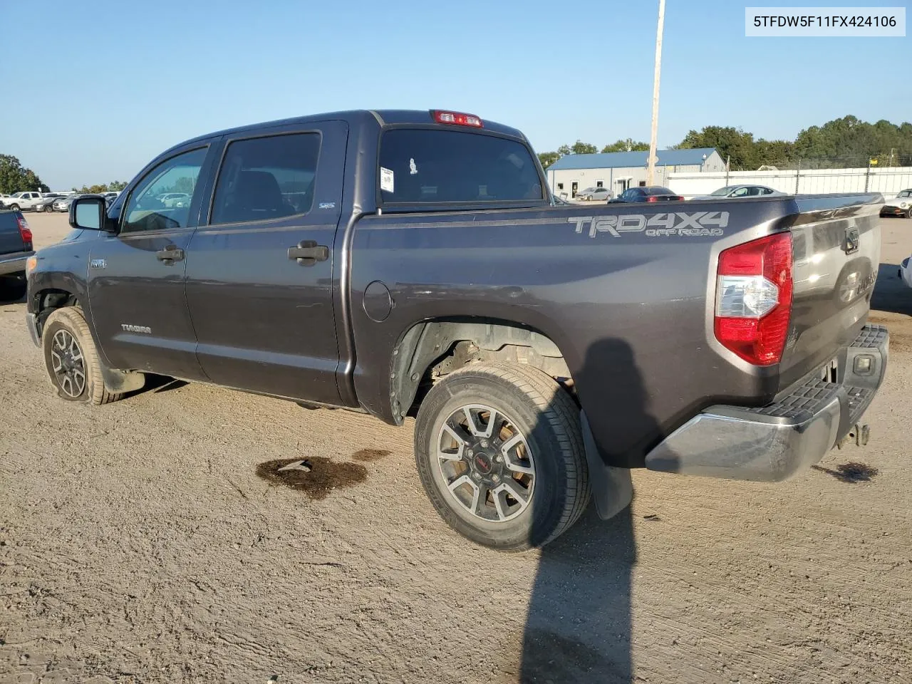 2015 Toyota Tundra Crewmax Sr5 VIN: 5TFDW5F11FX424106 Lot: 77792494