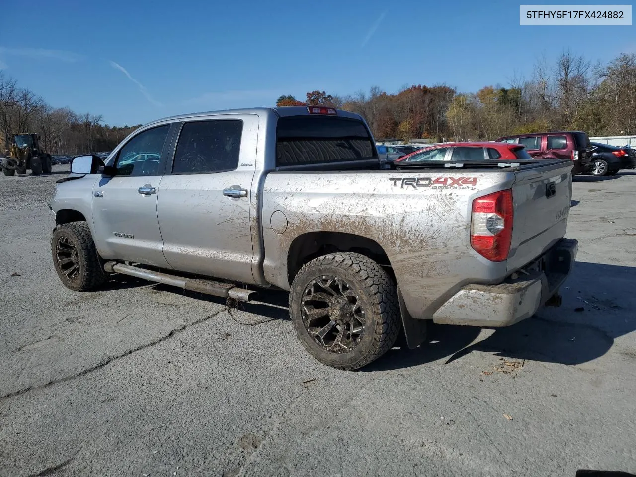 2015 Toyota Tundra Crewmax Limited VIN: 5TFHY5F17FX424882 Lot: 77829134