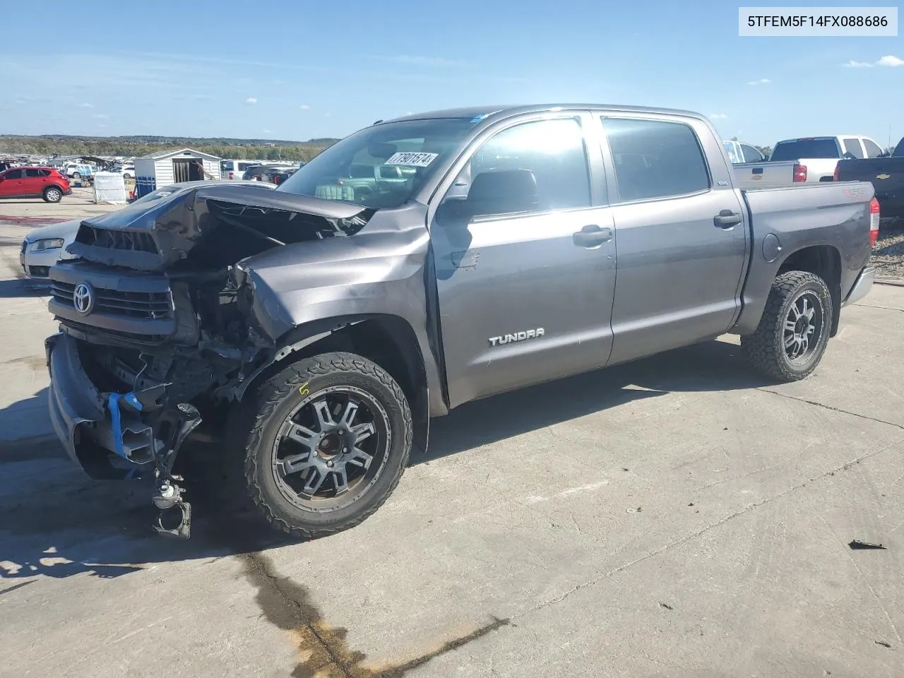 5TFEM5F14FX088686 2015 Toyota Tundra Crewmax Sr5