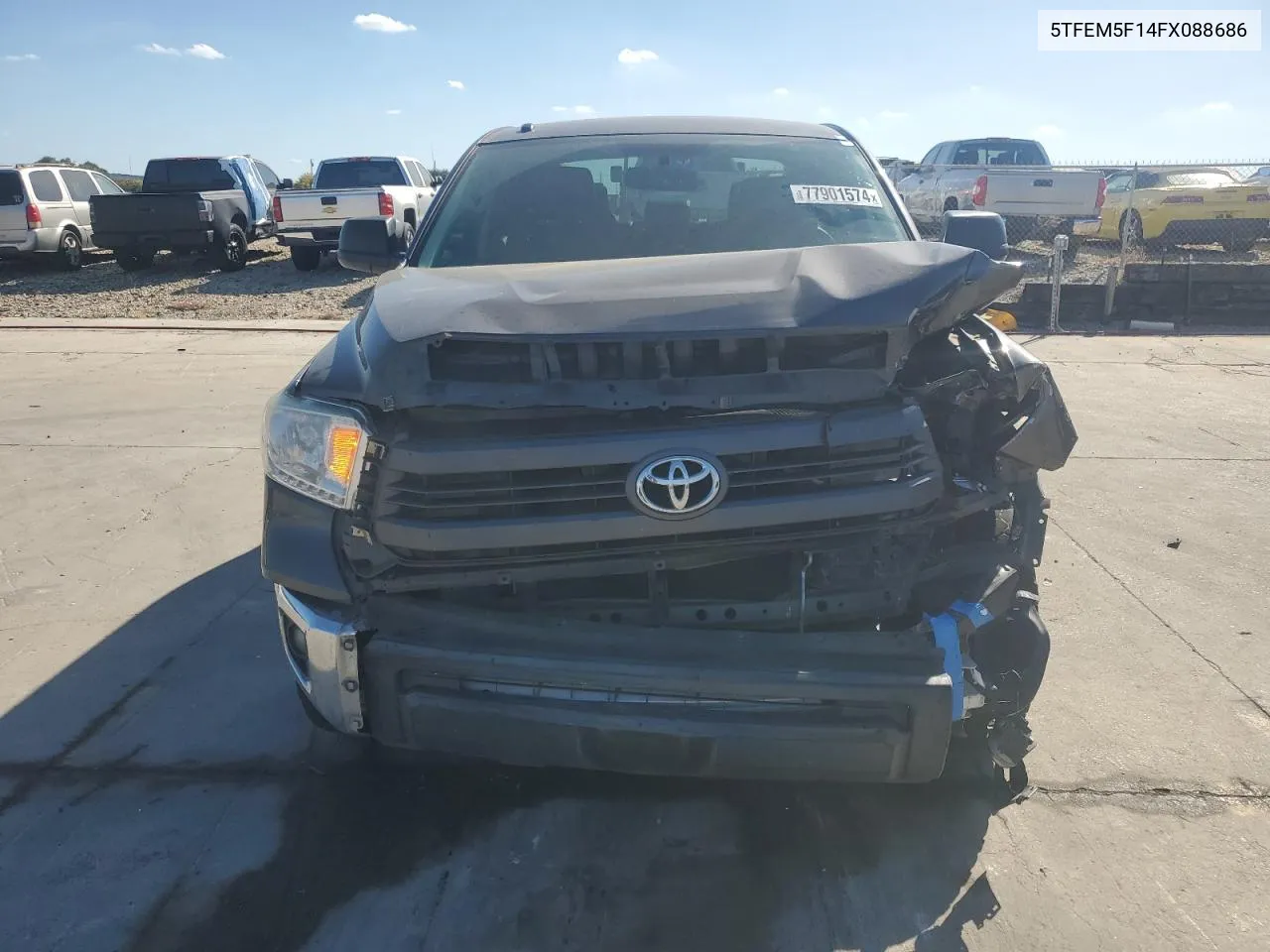 2015 Toyota Tundra Crewmax Sr5 VIN: 5TFEM5F14FX088686 Lot: 77901574