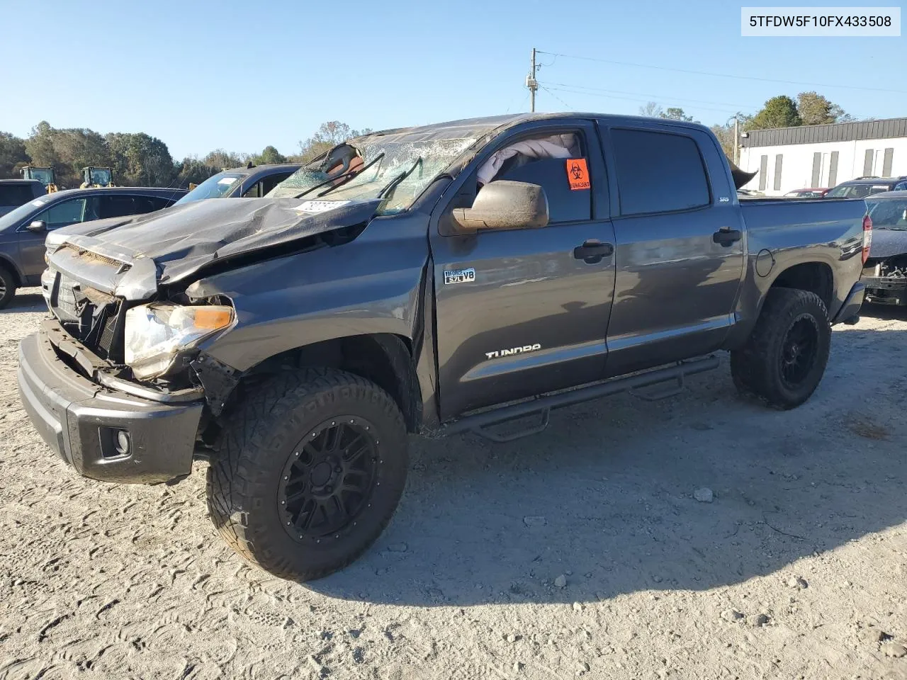 2015 Toyota Tundra Crewmax Sr5 VIN: 5TFDW5F10FX433508 Lot: 78275744