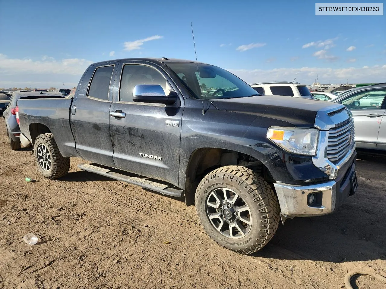 2015 Toyota Tundra Double Cab Limited VIN: 5TFBW5F10FX438263 Lot: 78282154