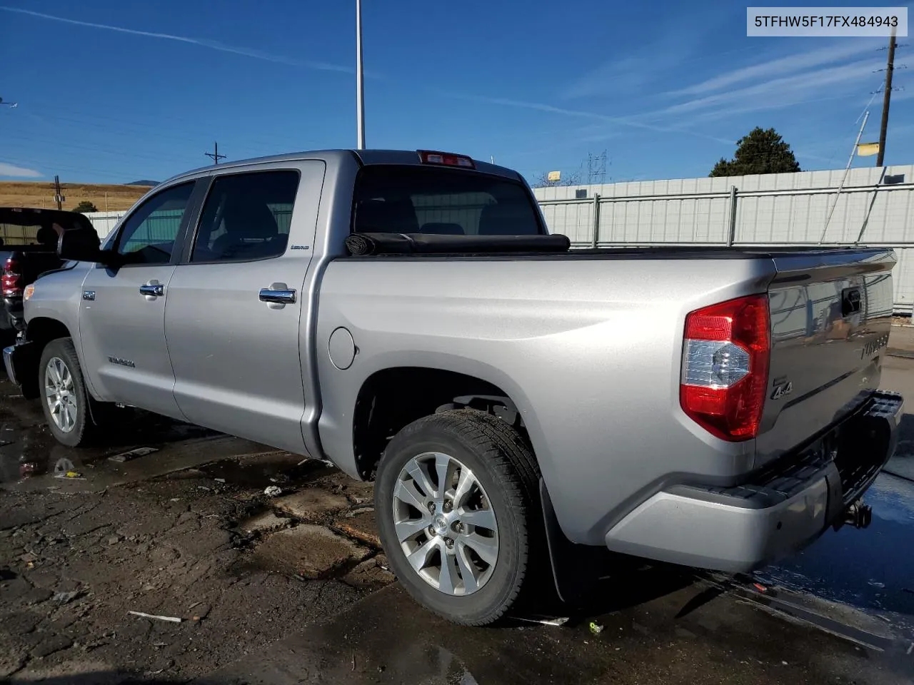 2015 Toyota Tundra Crewmax Limited VIN: 5TFHW5F17FX484943 Lot: 78307444