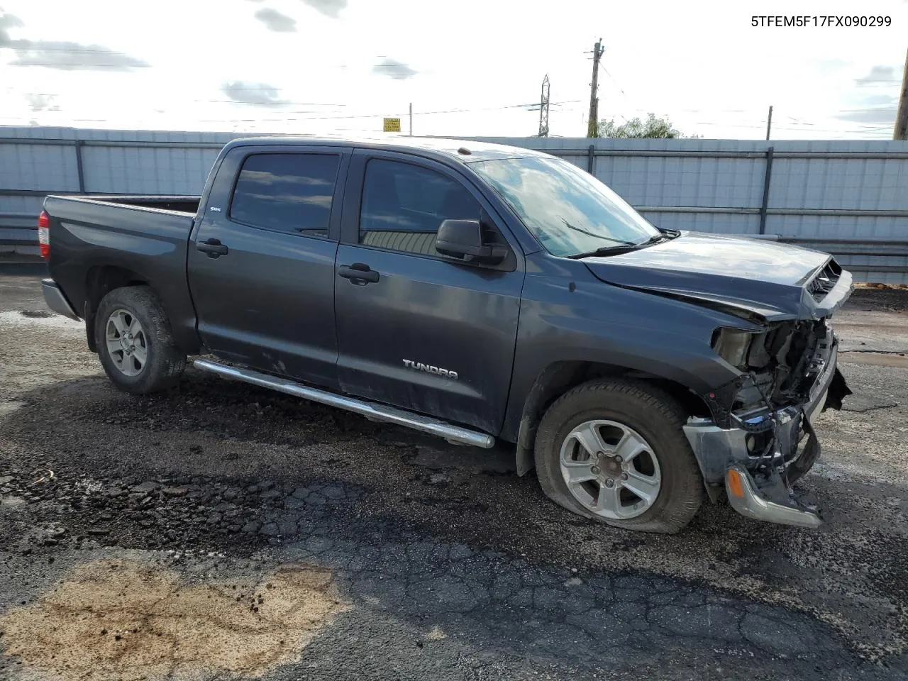 2015 Toyota Tundra Crewmax Sr5 VIN: 5TFEM5F17FX090299 Lot: 78706974