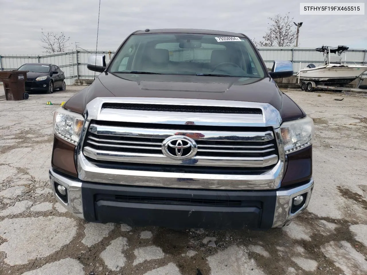 2015 Toyota Tundra Crewmax Limited VIN: 5TFHY5F19FX465515 Lot: 79358994