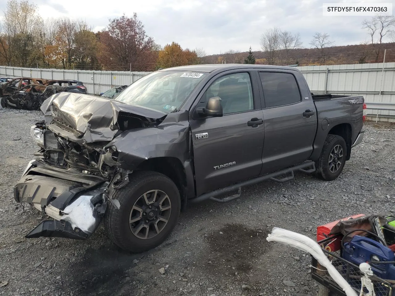 2015 Toyota Tundra Crewmax Sr5 VIN: 5TFDY5F16FX470363 Lot: 79704394