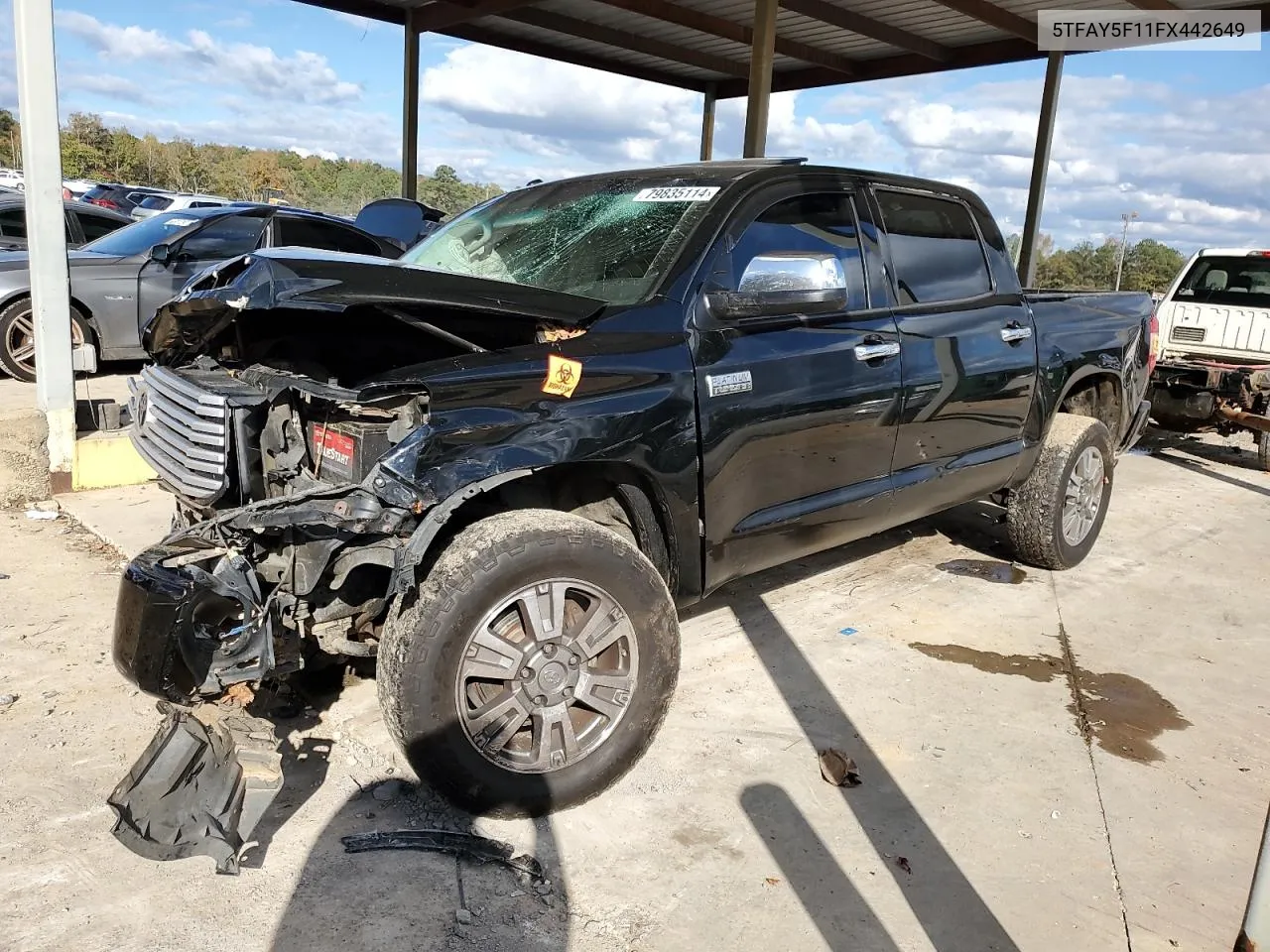 2015 Toyota Tundra Crewmax 1794 VIN: 5TFAY5F11FX442649 Lot: 79835114