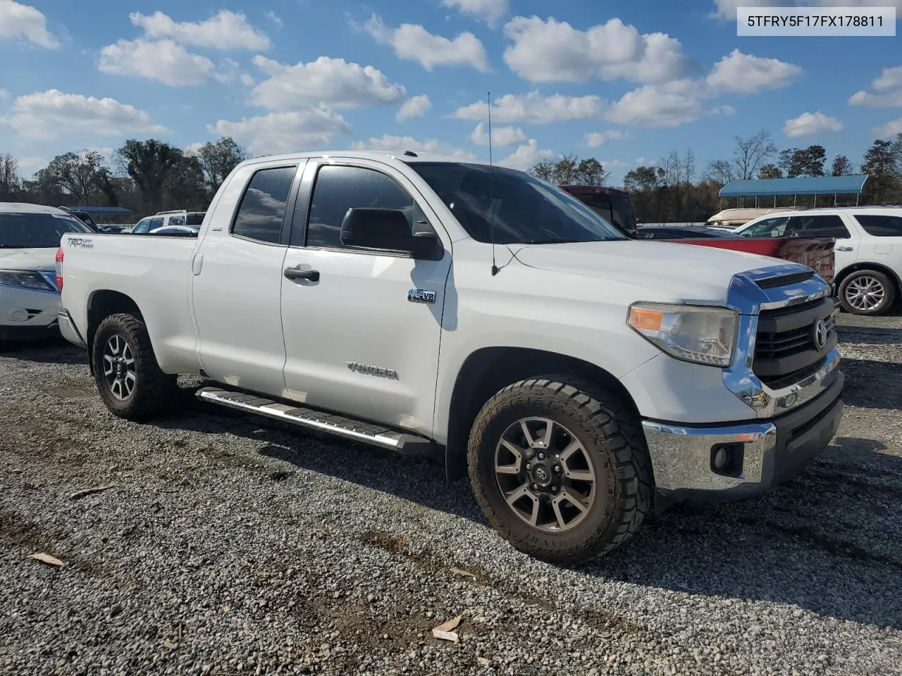 2015 Toyota Tundra Double Cab Sr VIN: 5TFRY5F17FX178811 Lot: 79971764