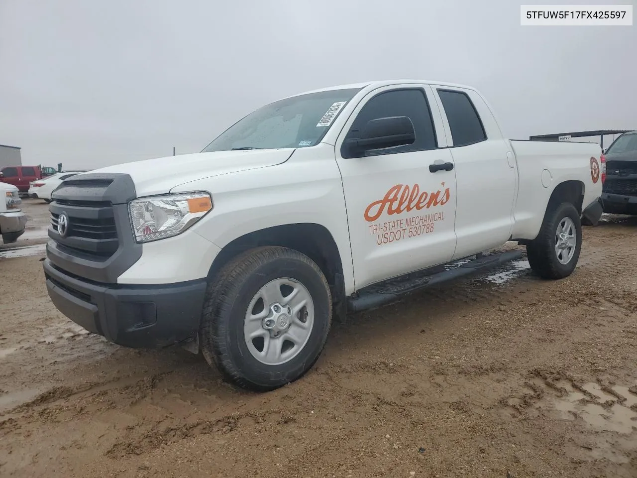 2015 Toyota Tundra Double Cab Sr VIN: 5TFUW5F17FX425597 Lot: 80061824