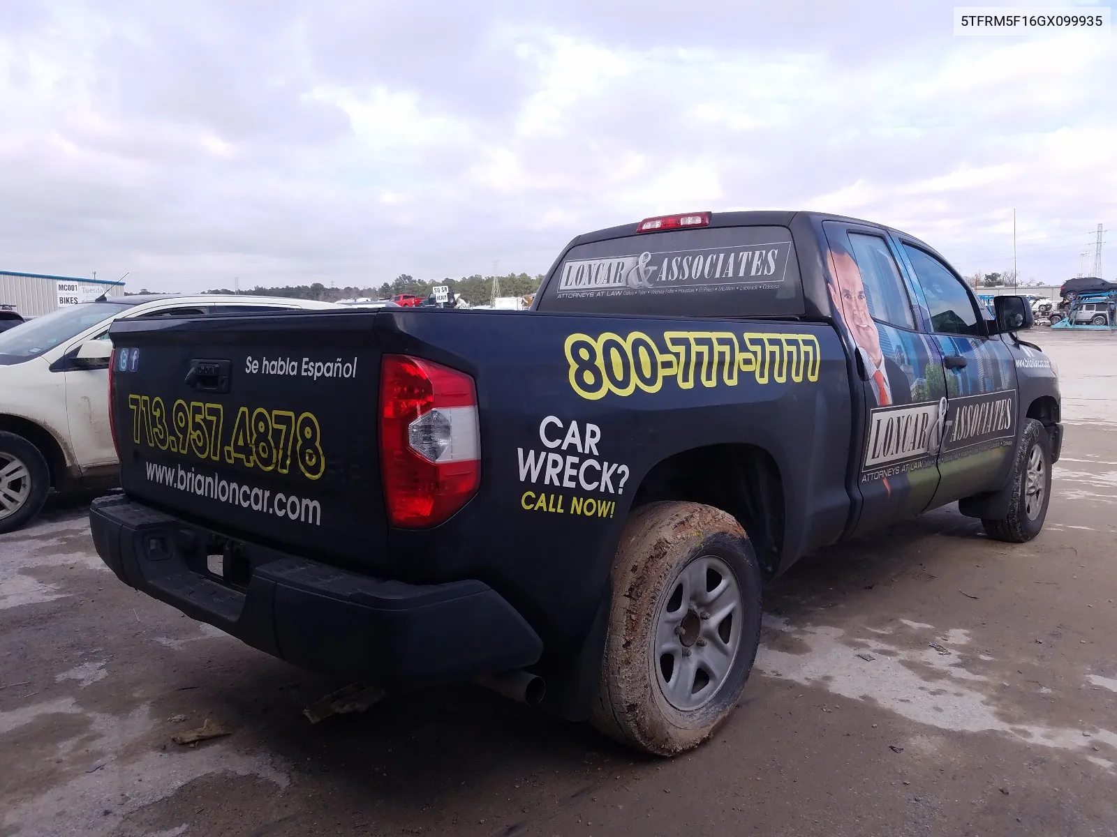 5TFRM5F16GX099935 2016 Toyota Tundra Double Cab Sr/Sr5