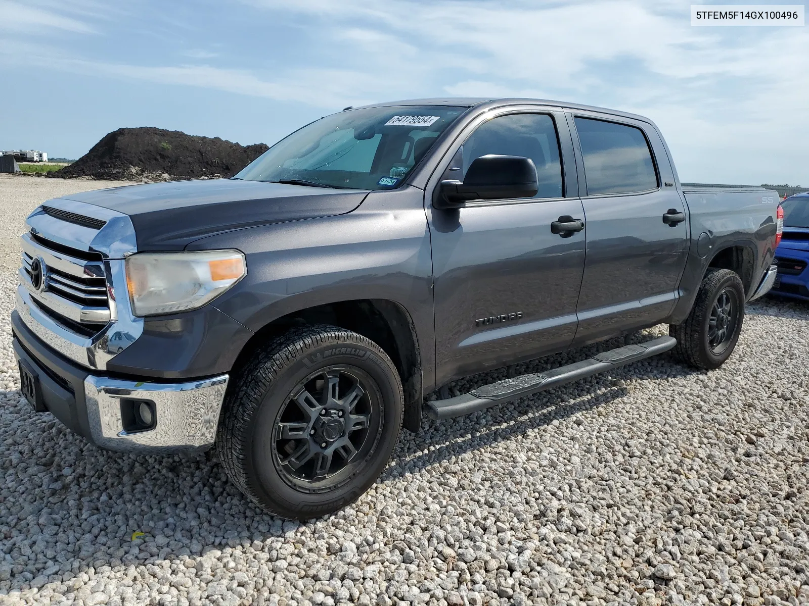 2016 Toyota Tundra Crewmax Sr5 VIN: 5TFEM5F14GX100496 Lot: 54179554