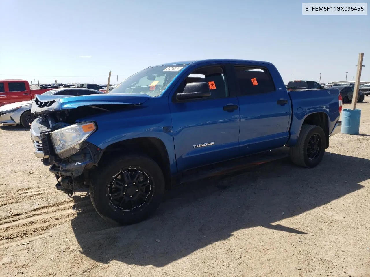 2016 Toyota Tundra Crewmax Sr5 VIN: 5TFEM5F11GX096455 Lot: 54349044