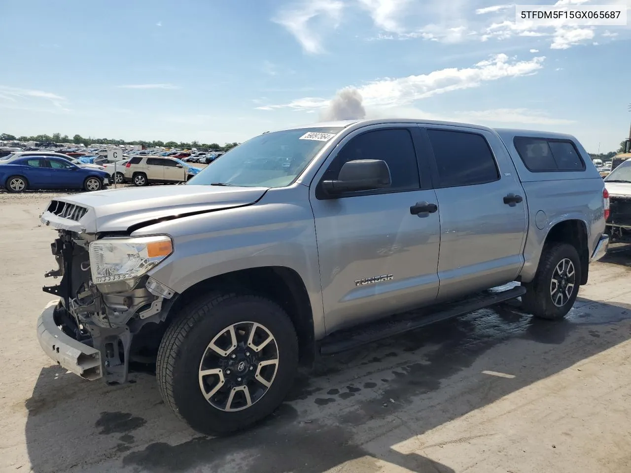 2016 Toyota Tundra Crewmax Sr5 VIN: 5TFDM5F15GX065687 Lot: 59097564