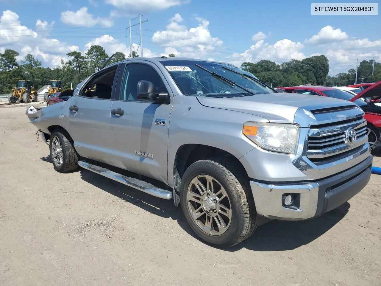 2016 Toyota Tundra Crewmax Sr5 VIN: 5TFEW5F15GX204831 Lot: 66811124