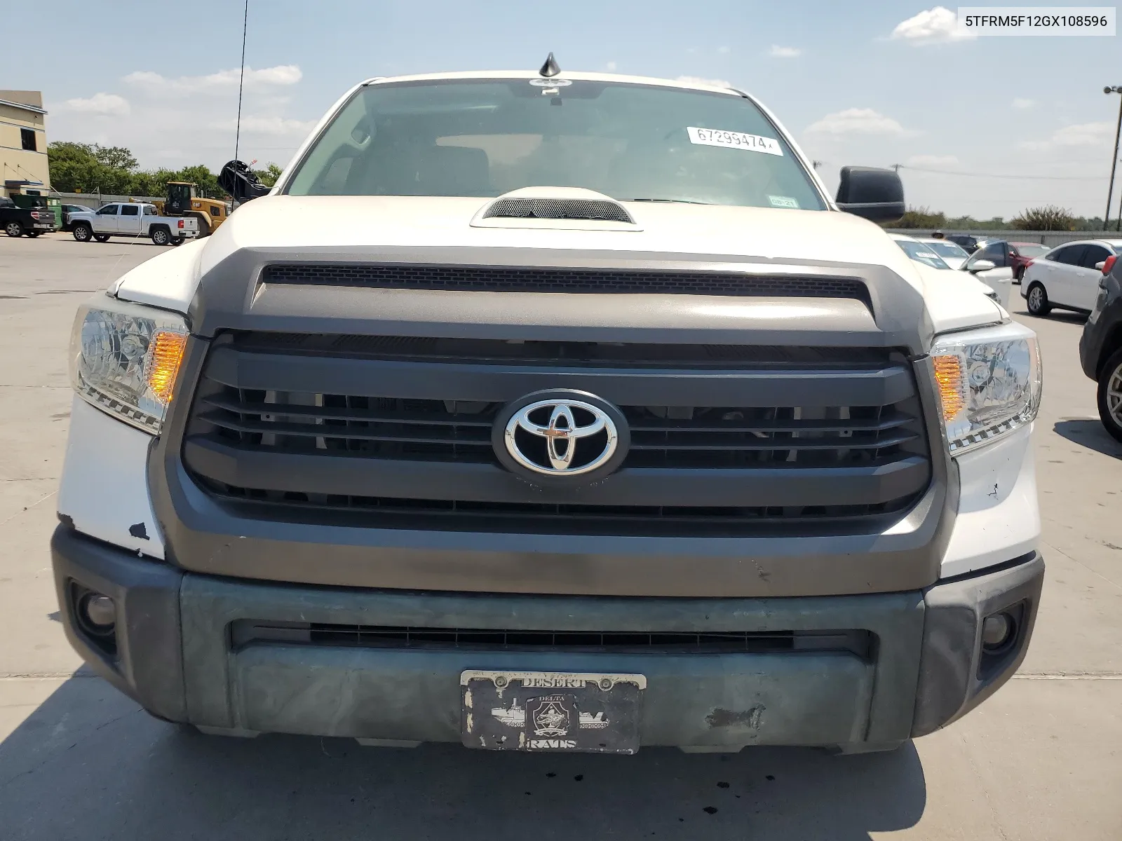 2016 Toyota Tundra Double Cab Sr VIN: 5TFRM5F12GX108596 Lot: 67299474