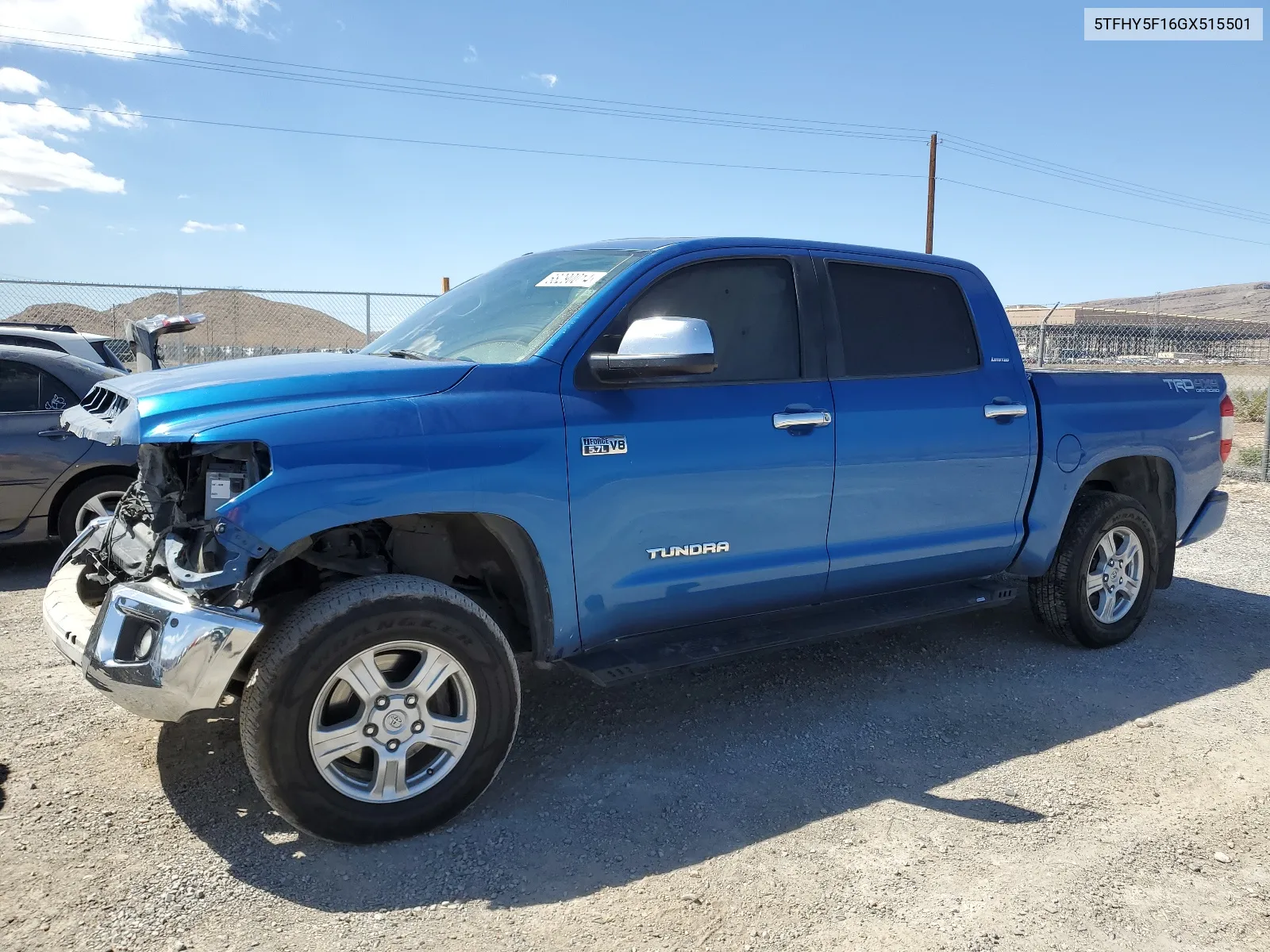 2016 Toyota Tundra Crewmax Limited VIN: 5TFHY5F16GX515501 Lot: 68290014