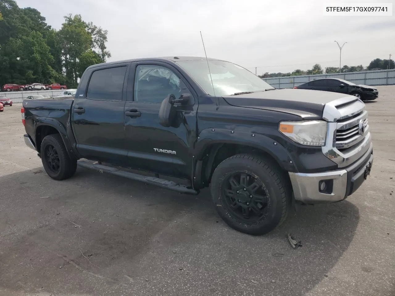 2016 Toyota Tundra Crewmax Sr5 VIN: 5TFEM5F17GX097741 Lot: 68606174