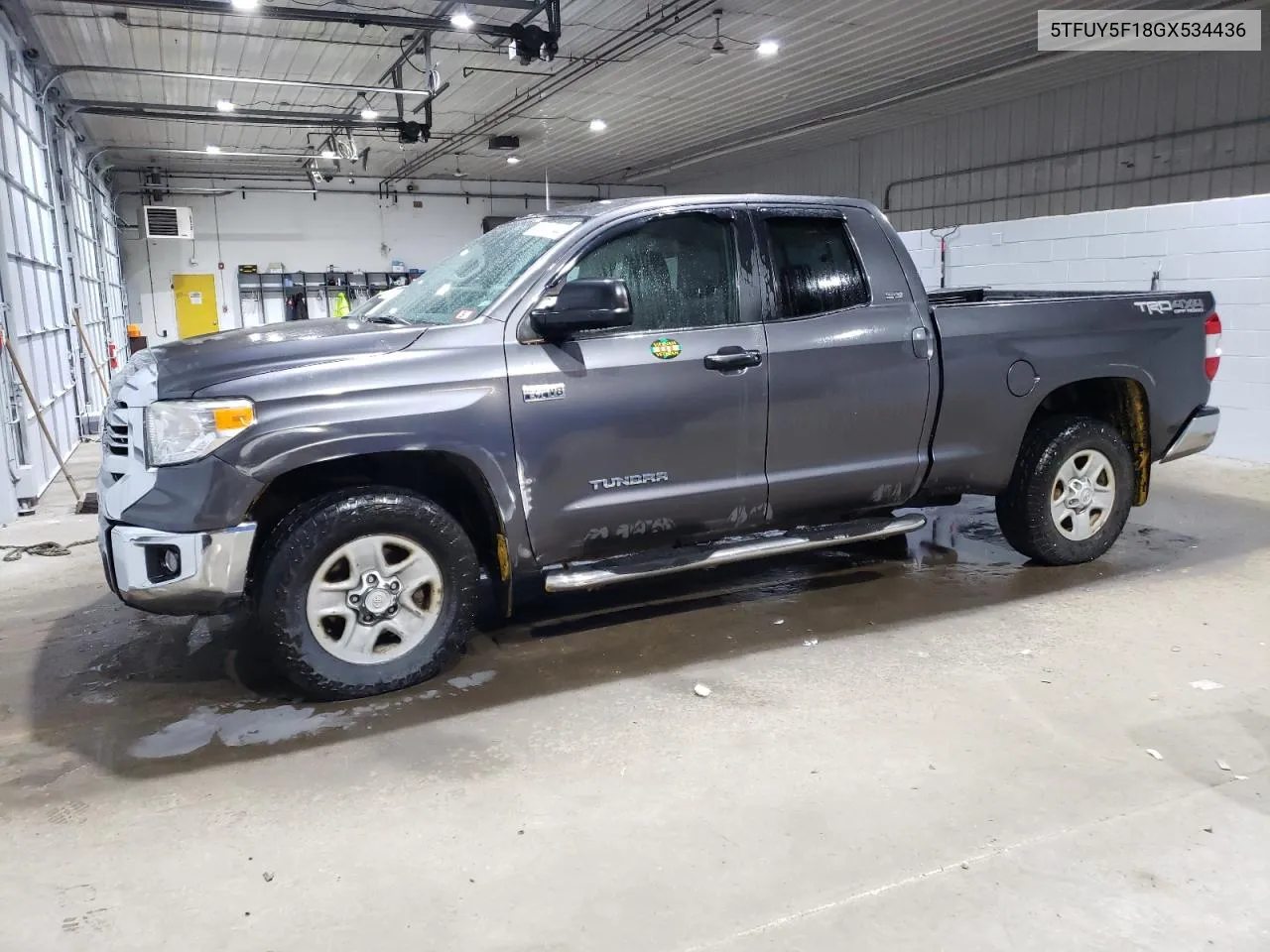 2016 Toyota Tundra Double Cab Sr VIN: 5TFUY5F18GX534436 Lot: 69475644