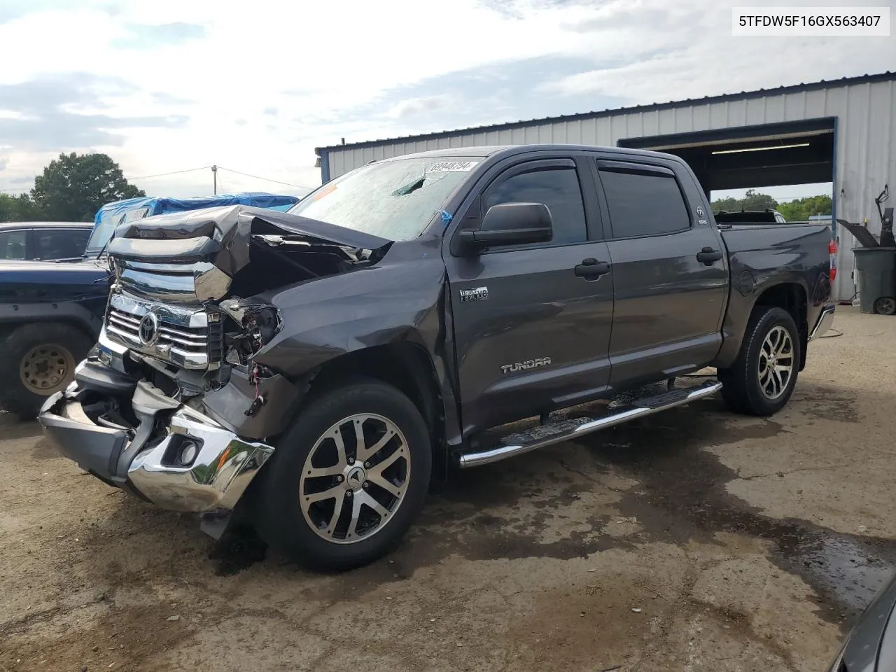 2016 Toyota Tundra Crewmax Sr5 VIN: 5TFDW5F16GX563407 Lot: 69948754