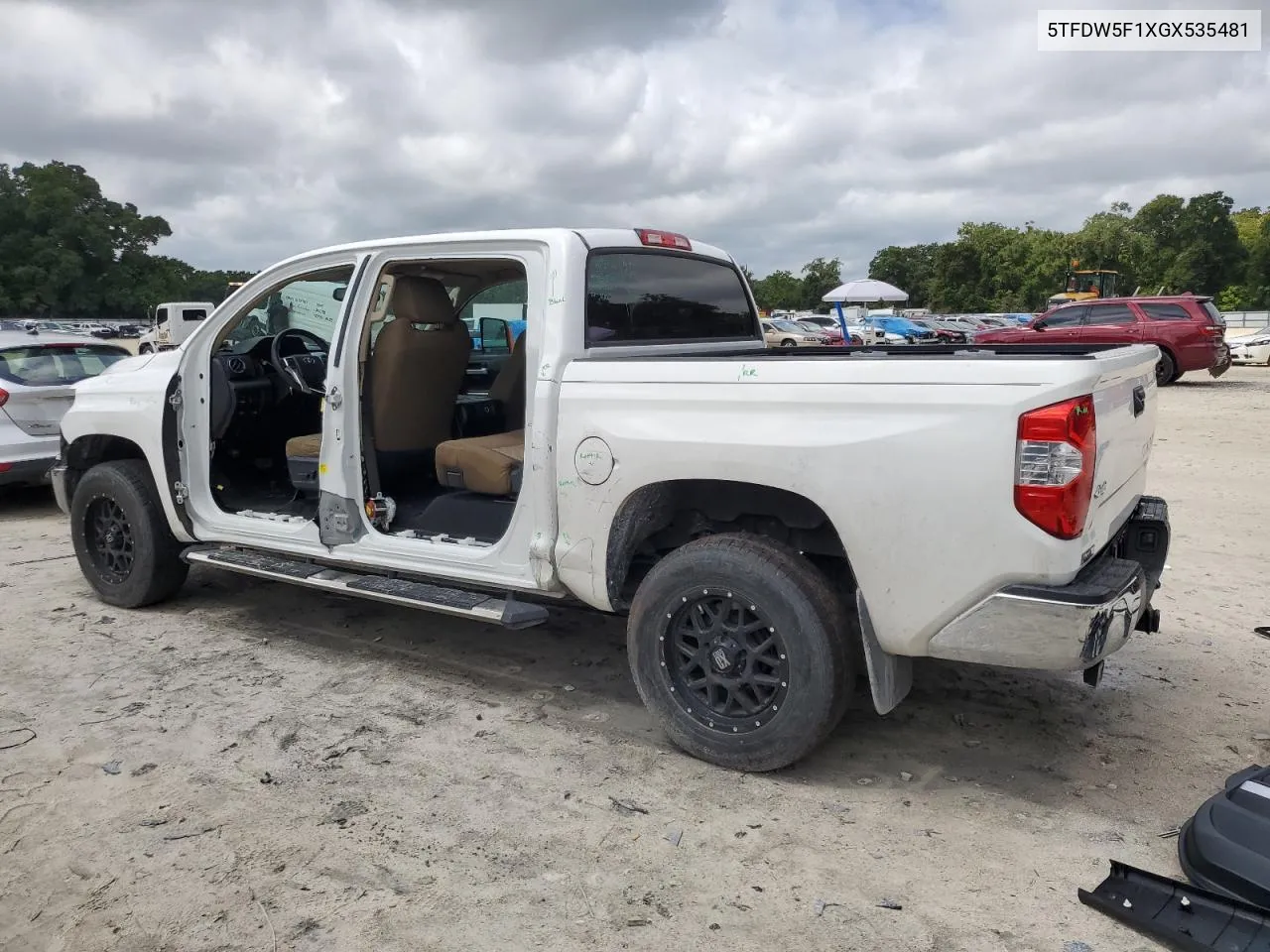 2016 Toyota Tundra Crewmax Sr5 VIN: 5TFDW5F1XGX535481 Lot: 70212594